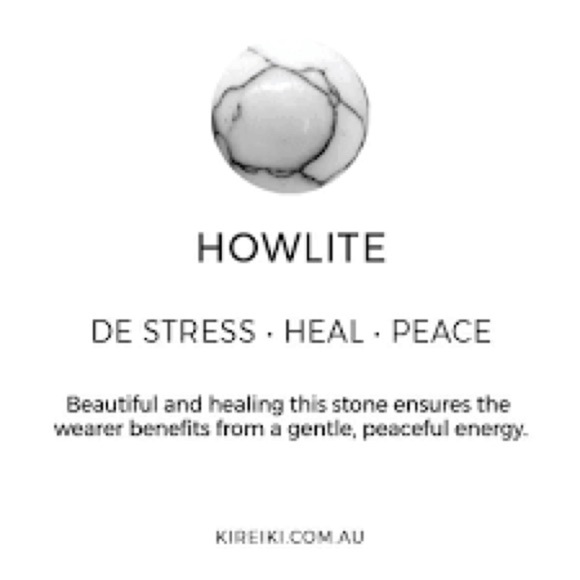 Howlite & Hematite Crystal Bracelet – Anxiety Relief | Grounding Energy | - Picture 5 of 5